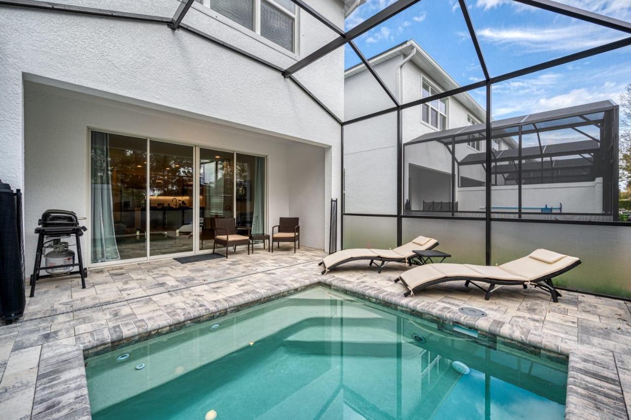 Pleasant Townhome With Private Pool Near Disney Four Corners Eksteriør bilde